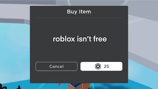 what if roblox wasn’t free…😳 [upl. by Nnahteb161]