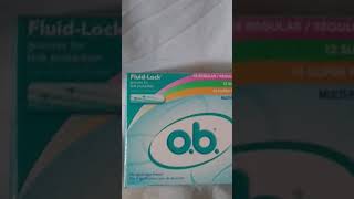 OB Tampon Review [upl. by Keeley]