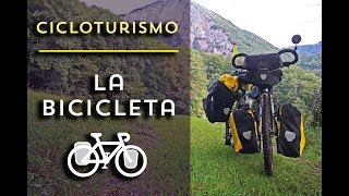 LA BICICLETA PARA CICLOTURISMO  Equipo y material para viajar en bicicleta [upl. by Syverson]