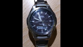 Setting Time Zone on CASIO wave ceptor watch Module 5161 [upl. by Toh]