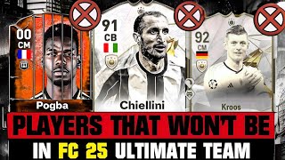 FC 25 official players not in Ultimate Team [upl. by Rubliw]