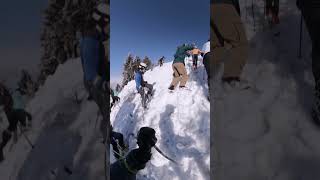 Racing 150 People Uphill in Ski Boots [upl. by Fanya]