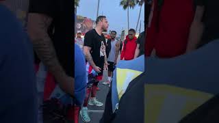 CRSWHT basketball FIGHT backlash VENICE BEACH [upl. by Bennett]