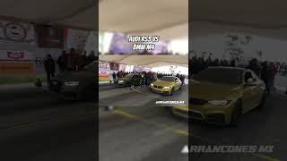 Audi RS3 vs BMW M4 arrancones [upl. by Carlile110]