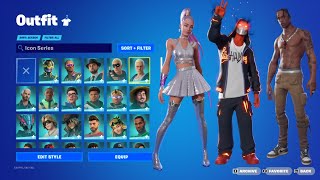 All Fortnite Icon Series Skins 2019  2023 [upl. by Akitan]