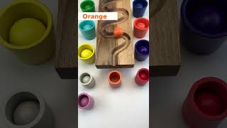 Learn Colors Shapes  learning video  Best Preschool videos Orange shorts shapes forkids [upl. by Greyson941]