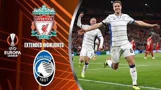 Liverpool vs Atalanta Extended Highlights  UEL QuarterFinals 1st Leg  CBS Sports Golazo [upl. by Danyette]