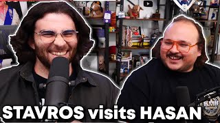 Stavros Halkias Visits Hasan And Roasts Him [upl. by Dorthea]