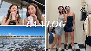 LA VLOG🪩 erewhon beach shopping outfits☀️🎀 [upl. by Oilalue]