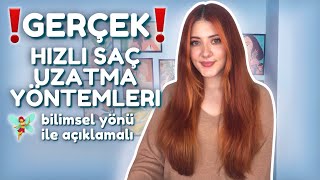 GERÇEK❣️Saç Uzatma Yöntemleri  Bilimsel Yönü ile Saç Nasıl Hızlı Uzatılır ❓ Hızlı Saç Uzatma [upl. by Namrak]