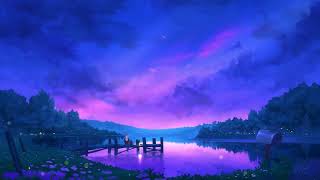 4K Anime Purple Evening Sky  Relaxing Live Wallpaper  1 Hour Screensaver  Infinite Loop [upl. by Adlesirg152]