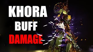 Experiment Khora Prime More Damage Belly Of The Beast Steel Path  Warframe [upl. by Adnir]