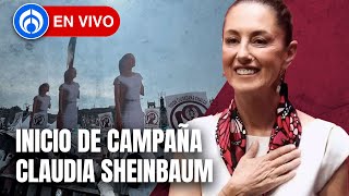 Claudia Sheinbaum Sigue EN VIVO el arranque de su campaña desde el Zócalo [upl. by Marmaduke504]