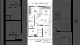 25x35 house plan  25x35 house plan with car parking [upl. by Betteanne]