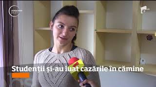 Studenții șiau luat cazările în cămine [upl. by Godfrey]