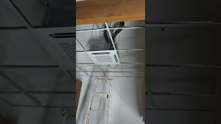 Work for the vrf AC installation airconditioner youtubeshorts electrician vrfsystem [upl. by Sukramed]