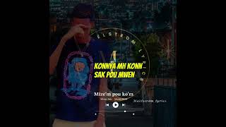 Mizèm pou kòmMister fritz❌Money freshofficialvideo lyrics [upl. by Gnaw300]