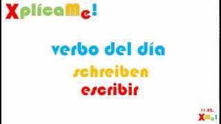 El verbo quotschreibenquot significa escribir Xplícame  Martin Reichenauer [upl. by Mogerly]