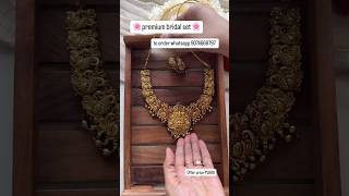 Bridal Jewellery at wholesale price Imitation jewellery onegramgold bridaljewellery [upl. by Okihcim]