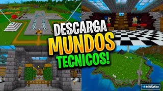 Descarga mis 4 MUNDOS TECNICOS para Minecraft Bedrock 120  StardewGaming [upl. by Ybbed712]