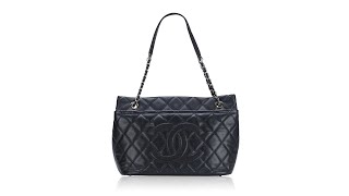 Chanel Caviar Soft Timeless CC Shopping Tote Black [upl. by Eiclud]