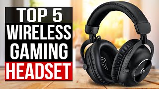 TOP 5 Best Wireless Gaming Headset 2024 [upl. by Cyb]