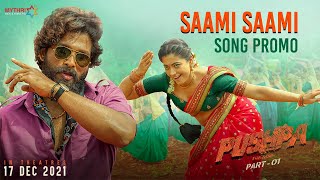 Saami Saami Song Promo  Pushpa  Allu Arjun  Rashmika  Fahadh Faasil  Sukumar  DSP  17th Dec [upl. by Ad]