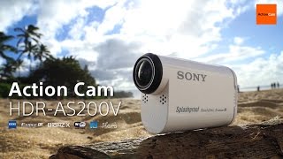 Sony HDRAS200V Action Camera [upl. by Aerdnad]