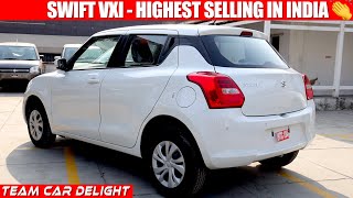 Swift VXi  Walkaround Review with On Road Price  Maruti Suzuki Swift 2022 [upl. by Arymahs]