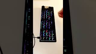 Ducky One 2 Mini 60 keyboard how to cycle between backlight modes shorts [upl. by Gian96]