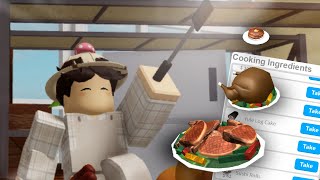 hosting the biggest cooking competition in bloxburg [upl. by Casie63]