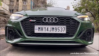 Audi RS 5 Sportback Quattro 2021 ₹1 crore  Reallife review [upl. by Anneliese]