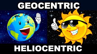 Geocentric and Heliocentric models of the universe [upl. by Ahsauqram]