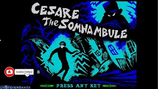 CESARE THE SOMNAMBULE  NEW 128K ZX Spectrum 2024 game Gameplay  DVDfeverGames [upl. by Ivan70]