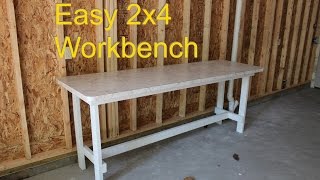 Workbench Plans  How to Make Using 2x4s [upl. by Alvin]