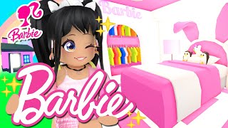 NEW TINY PINK BARBIE HOUSE in ADOPT ME roblox TOUR [upl. by Yekim]