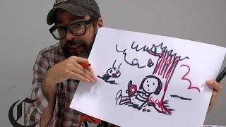 Liniers dibuja y explica tres de sus personajes más queridos [upl. by Laurence745]