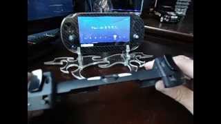 PS Vita Custom R2L2 Trigger grip mod [upl. by Aihsad]