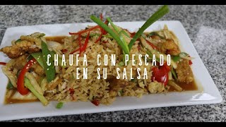 RECETAS COCINA CHAUFA CON PESCADO EN SU SALSA I Recetascocinaperuana I cocinadisfrutaycomparte [upl. by Sivia391]