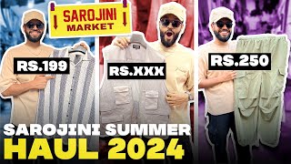 SAROJINI Nagar Summer Fashion Haul For Men WORTH IT  BeYourBest Fashion by San Kalra [upl. by Adnirim472]