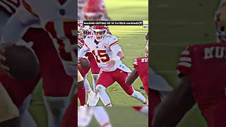 Tom Brady Could Never do that like mahomes☠️😭 shorts nfl [upl. by Repinuj894]