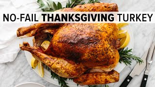 EASY THANKSGIVING TURKEY  how to cook and carve the BEST turkey recipe [upl. by Ybanrab413]