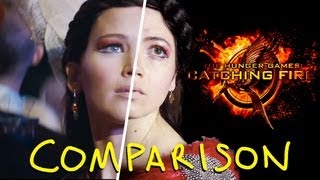 The Hunger Games Catching Fire Trailer  Homemade VS Original Side by Side Comparison [upl. by Einned162]