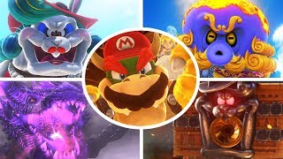 Super Mario Odyssey  All Bosses No Damage [upl. by Verada]