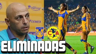 Villacampa M0LESTO con el arbitraje  Tigres vs América femenil Semifinal [upl. by Myrta]