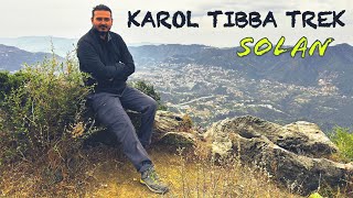 Karol Tibba Trek  solan  nearest trek from Chandigarh  camping  trekking [upl. by Oirevas]