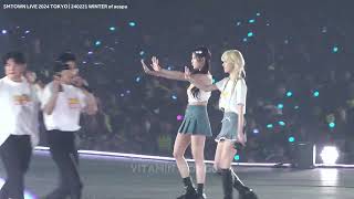 240221 SMTOWN LIVE 2024 SMCU PALACE TOKYO  Ending 빛HOPE  aespa WINTER fancam [upl. by Anora]