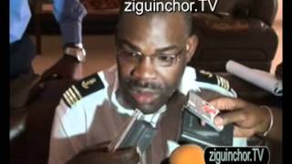 ZiguinchorTV Makhtar Fall commandant bateau Aline Sitoé Diattaflv [upl. by Lrat]