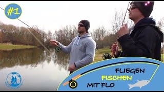 Tutorial Fliegenfischen lernen  Mit Flo und Mirco in Platschow [upl. by Yuria923]