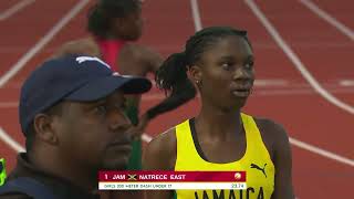 CARIFTA Games 2024 Grenada  Girls 200 Meter Dash Under 17 Final [upl. by Akihsar]